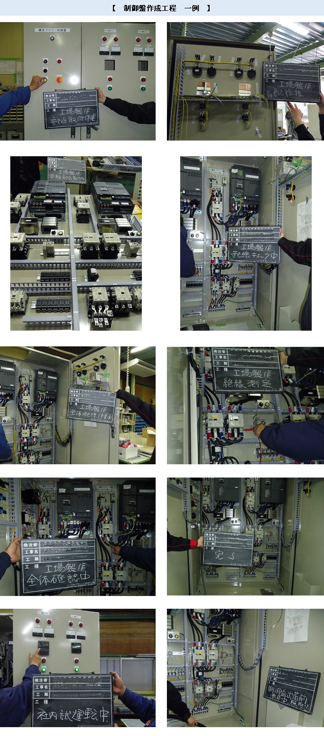制御盤作成工程